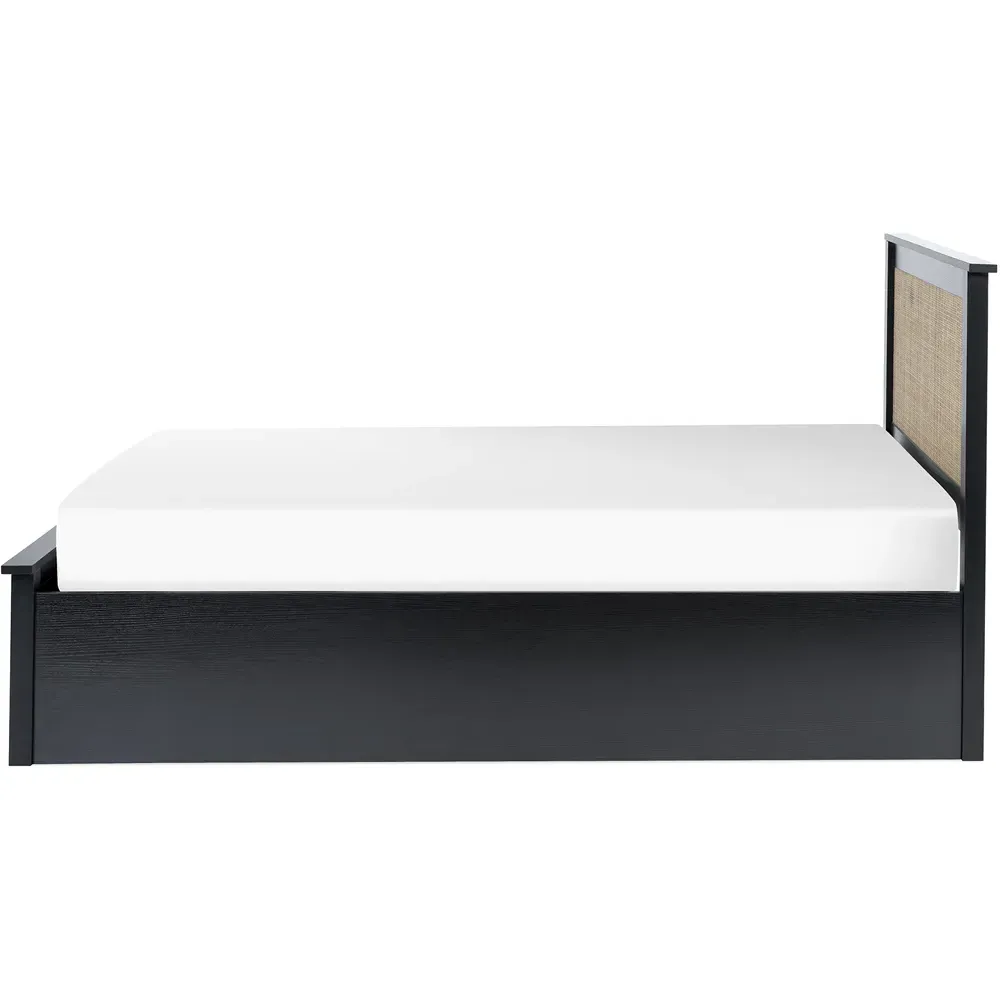 Padstow Ottoman Double Bed Frame - Black