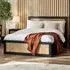 Padstow Ottoman Double Bed Frame - Black