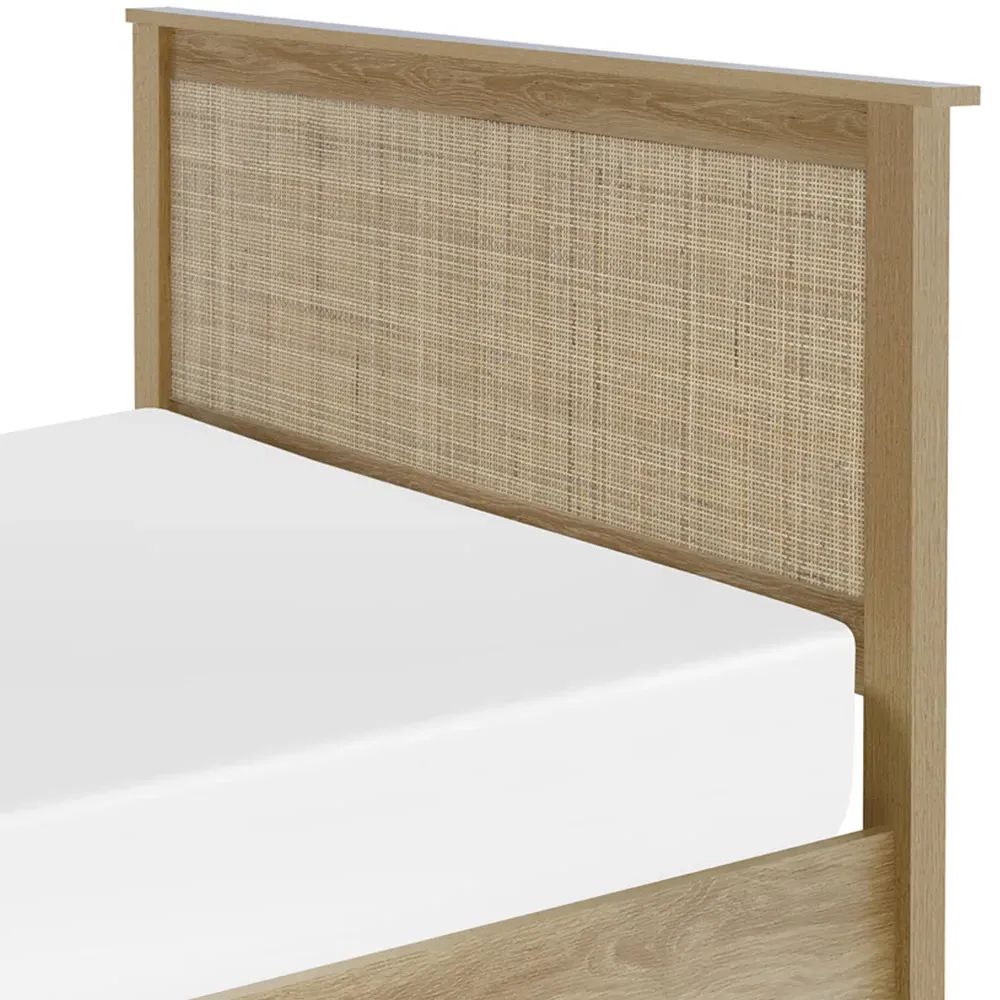 Padstow Ottoman Double Bed Frame - Oak