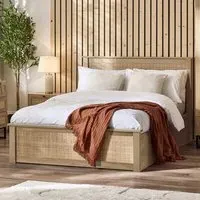Padstow Ottoman Double Bed Frame - Oak