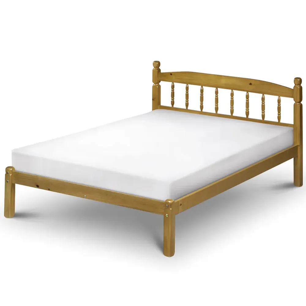 Pickwick Double Bed Frame - Wood, Pine