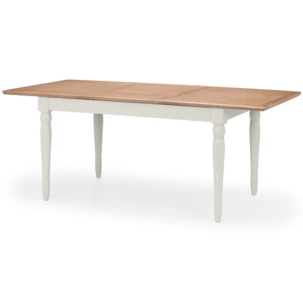 Provence 4-Seater Extendable Dining Table - Grey, Oak