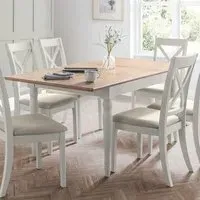 Provence 4-Seater Extendable Dining Table - Grey, Oak