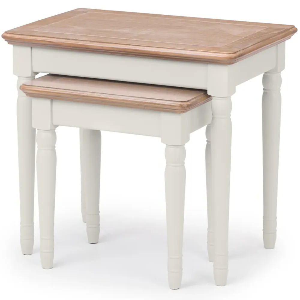 Provence Nest of Tables Set of 2 - Light Grey