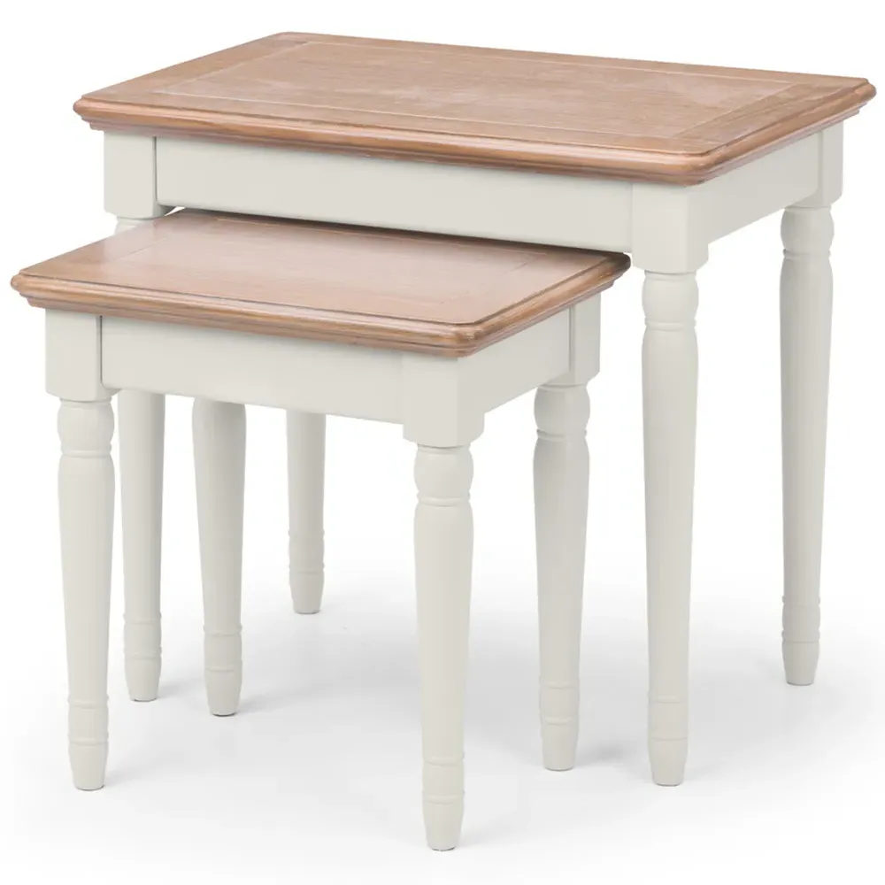 Provence Nest of Tables Set of 2 - Light Grey