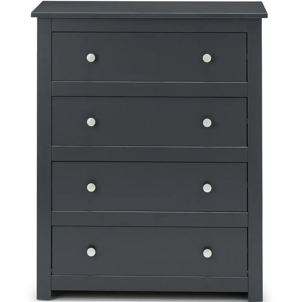Radley 4 Drawer Chest of Drawers - Anthracite