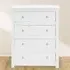 Radley 4 Drawer Chest of Drawers - White