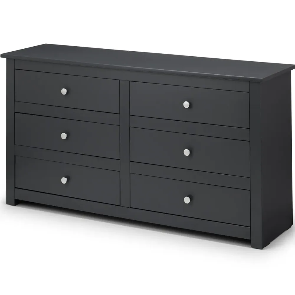 Radley 6 Drawer Chest of Drawers - Anthracite