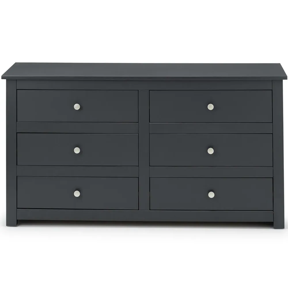 Radley 6 Drawer Chest of Drawers - Anthracite