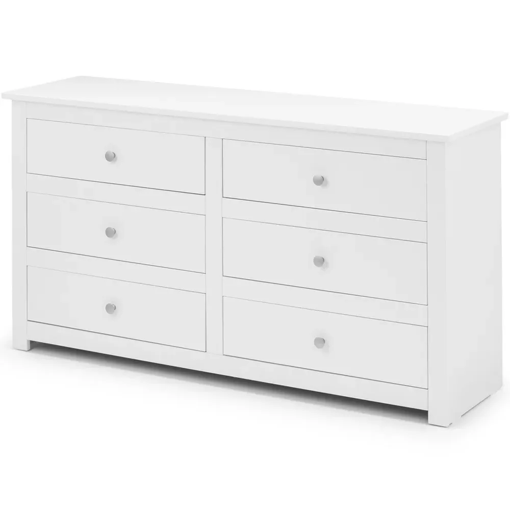 Radley 6 Drawer Chest of Drawers - White