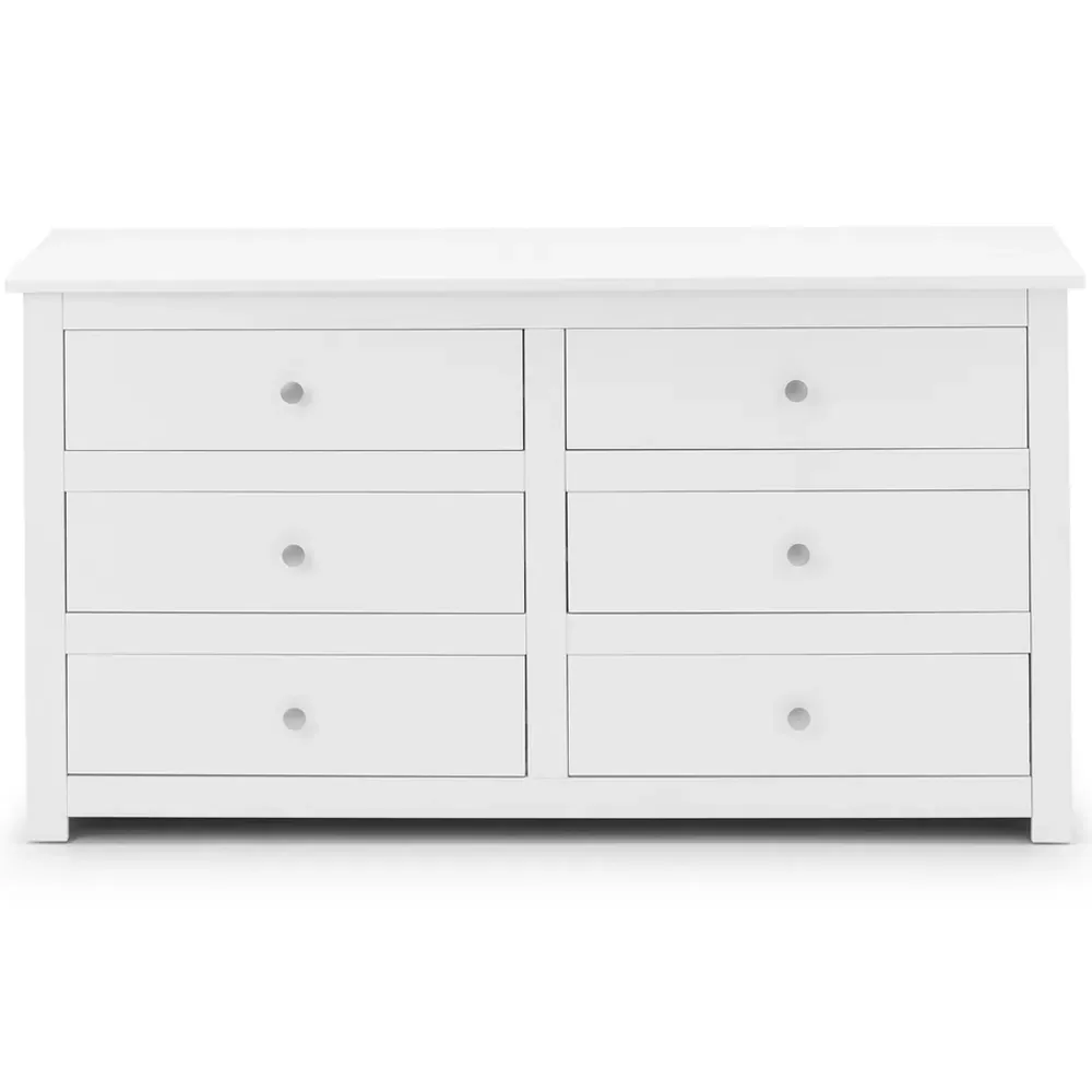 Radley 6 Drawer Chest of Drawers - White