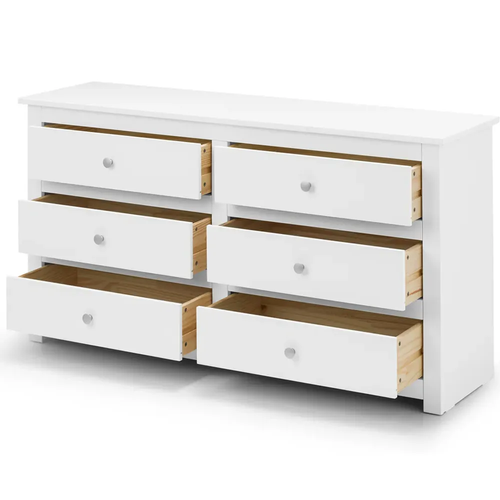 Radley 6 Drawer Chest of Drawers - White