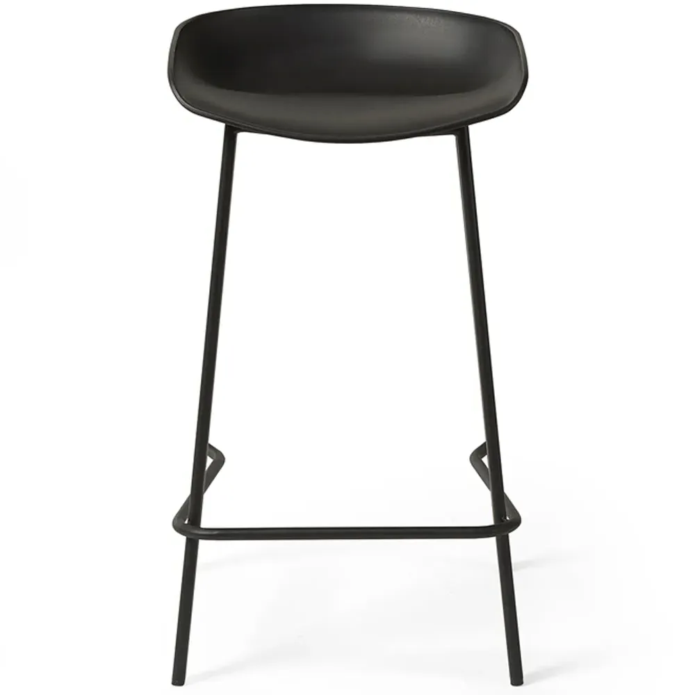 Renzo Bar Stool Set of 2 - Black