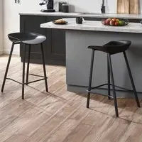 Renzo Bar Stool Set of 2 - Black