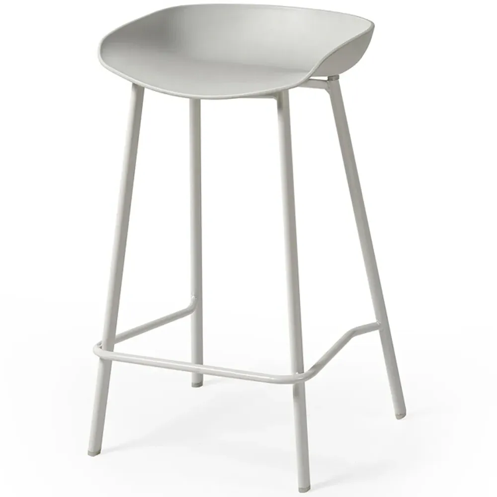 Renzo Bar Stool Set of 2 - Grey