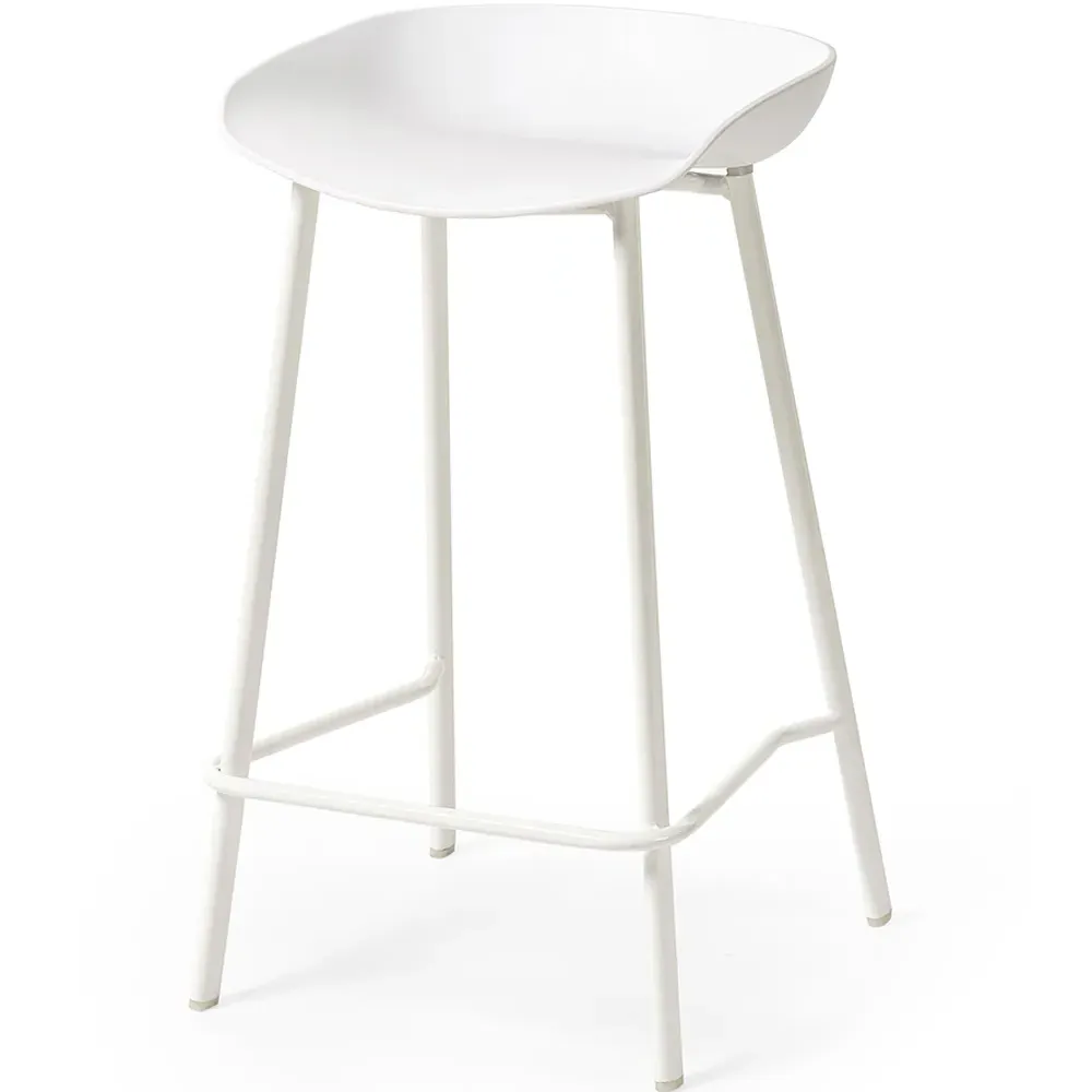 Renzo Bar Stool Set of 2 - White