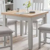 Richmond 4 Seater Flip Top Dining Table - Wood, Oak