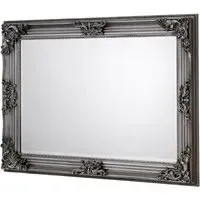 Rococo Wall Hanging Mirror - Silver