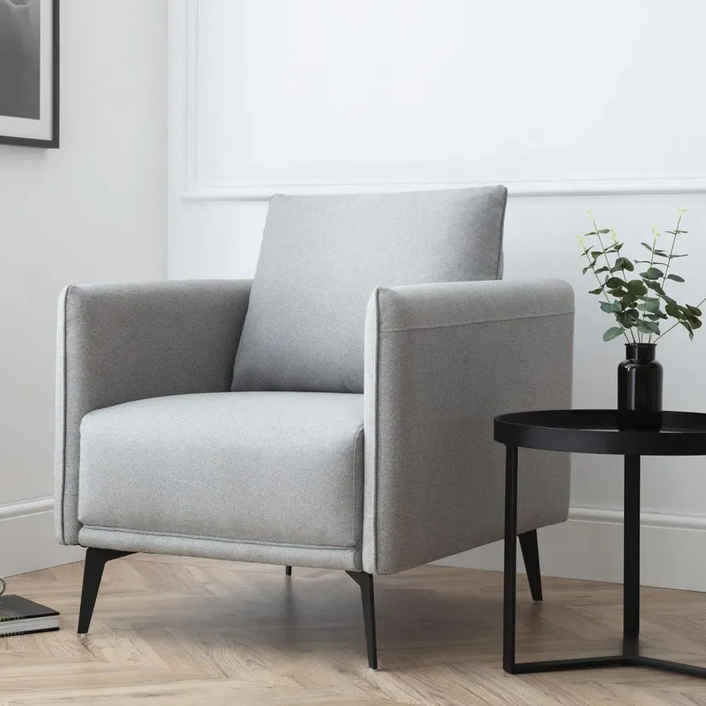 Rohe Armchair - Light Grey