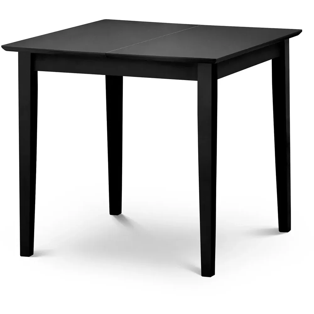 Rufford 4-Seater Extendable Dining Table - Black