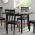 Rufford 4-Seater Extendable Dining Table - Black