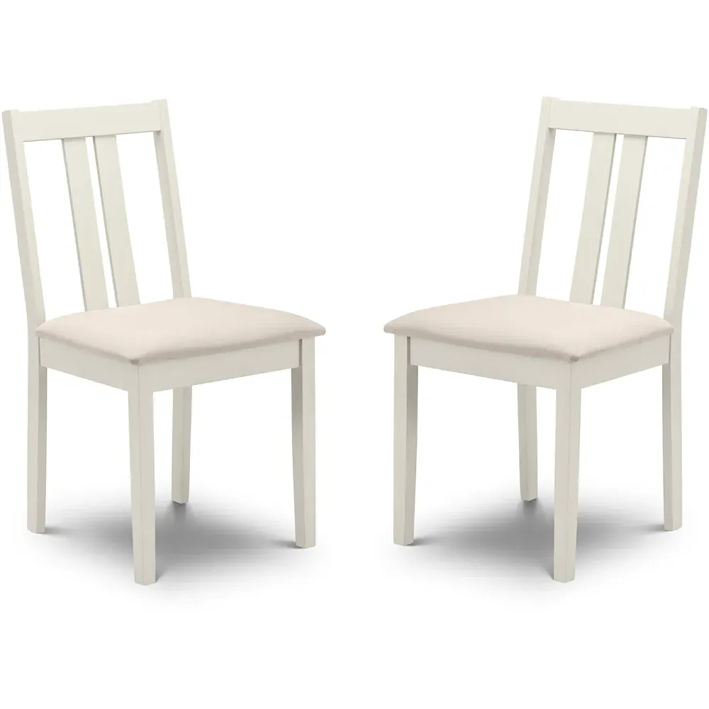 Rufford Set of 2 Dining Chairs - Ivory