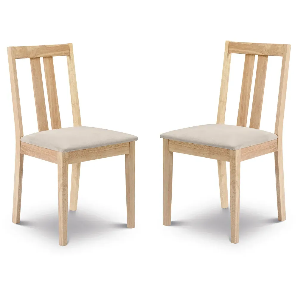 Rufford Set of 2 Dining Chairs - Natural