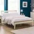 Salerno Double 2 Tone Shaker Bed - Oak