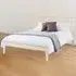 Salerno Double Shaker Bed - Ivory, Oak