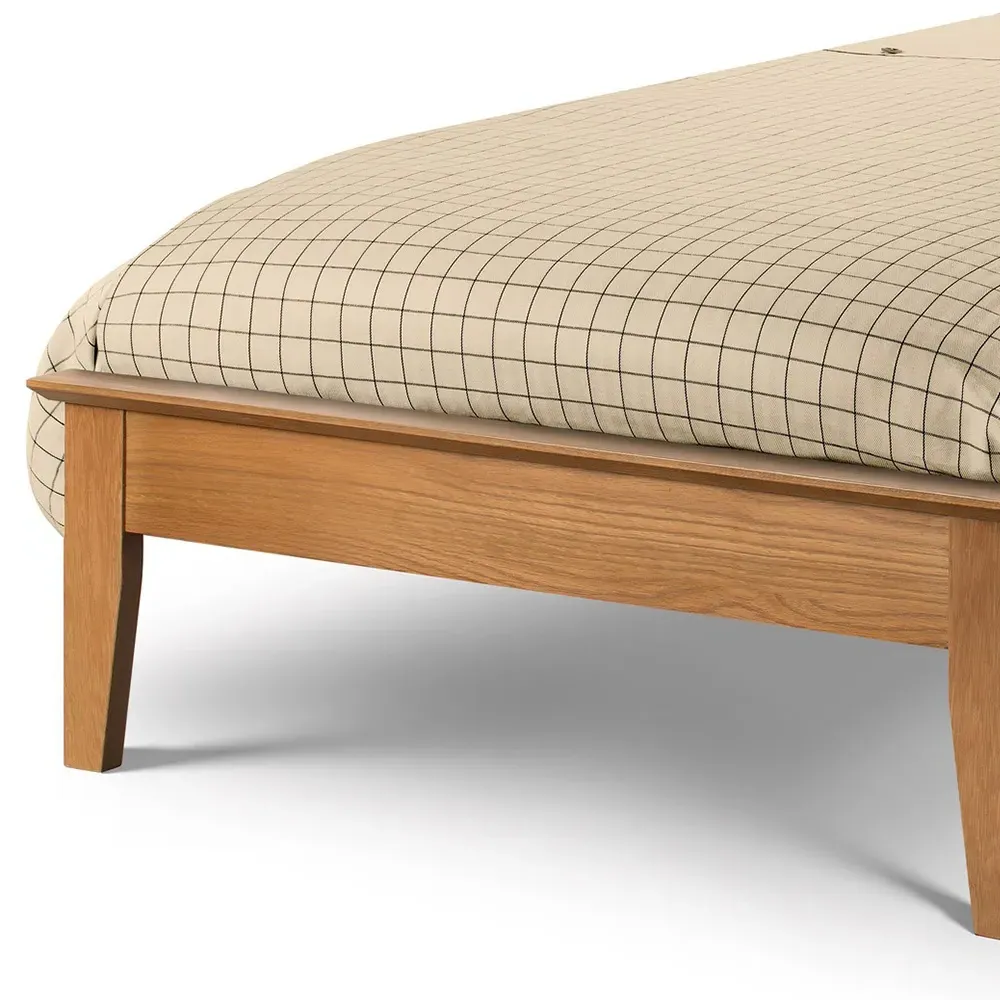Salerno Single Shaker Bed - Oak
