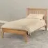 Salerno Single Shaker Bed - Oak