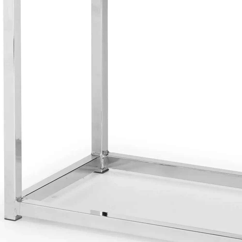 Scala Console Table - White, Chrome
