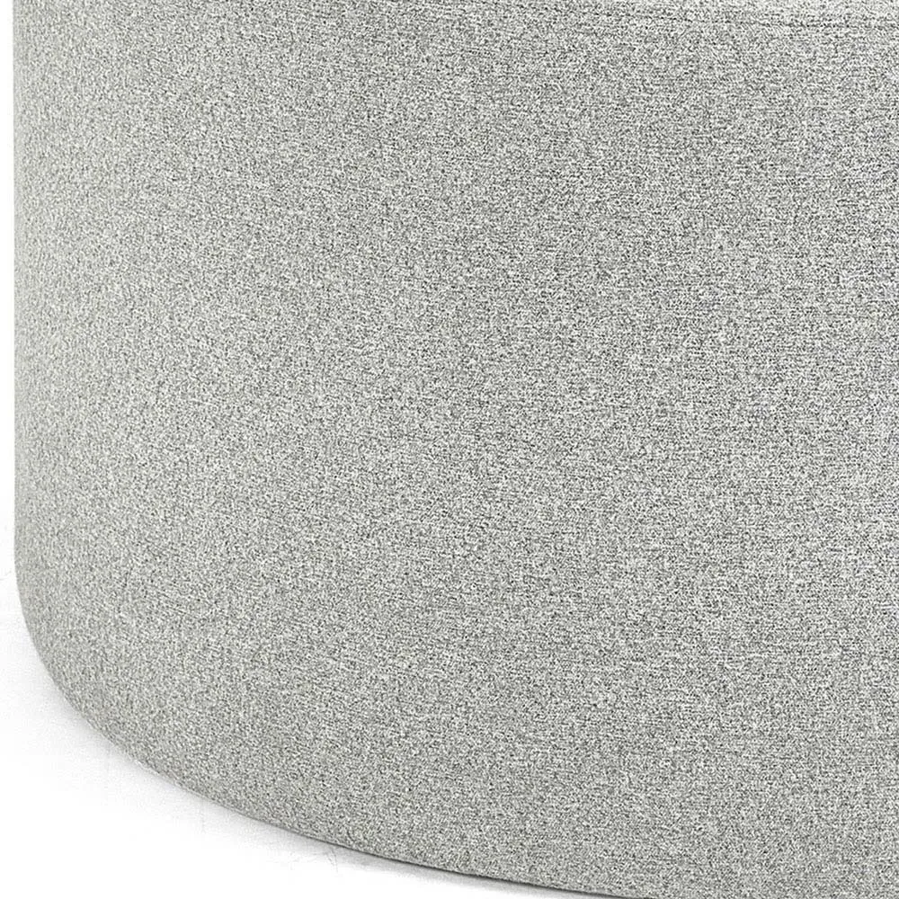 Seattle Footstool - Grey, Linen