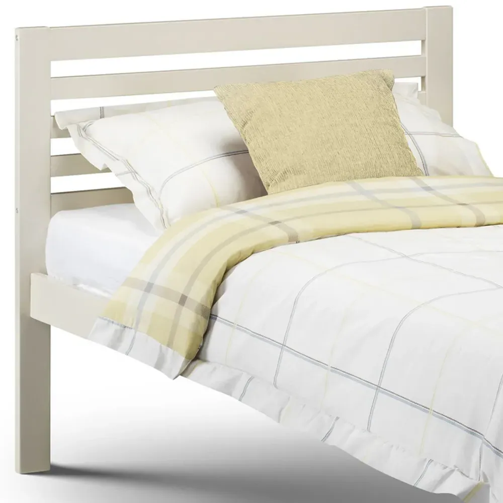 Slocum Single Bed Frame - Stone White