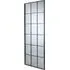 Somma Large Window Mirror - Silver, Metal
