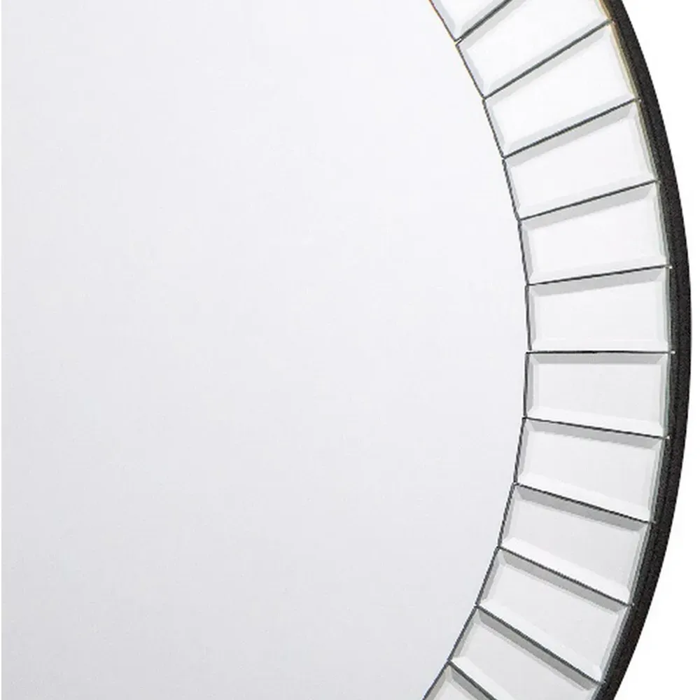 Sonata Small Round Wall Mirror - Clear