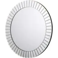 Sonata Small Round Wall Mirror - Clear