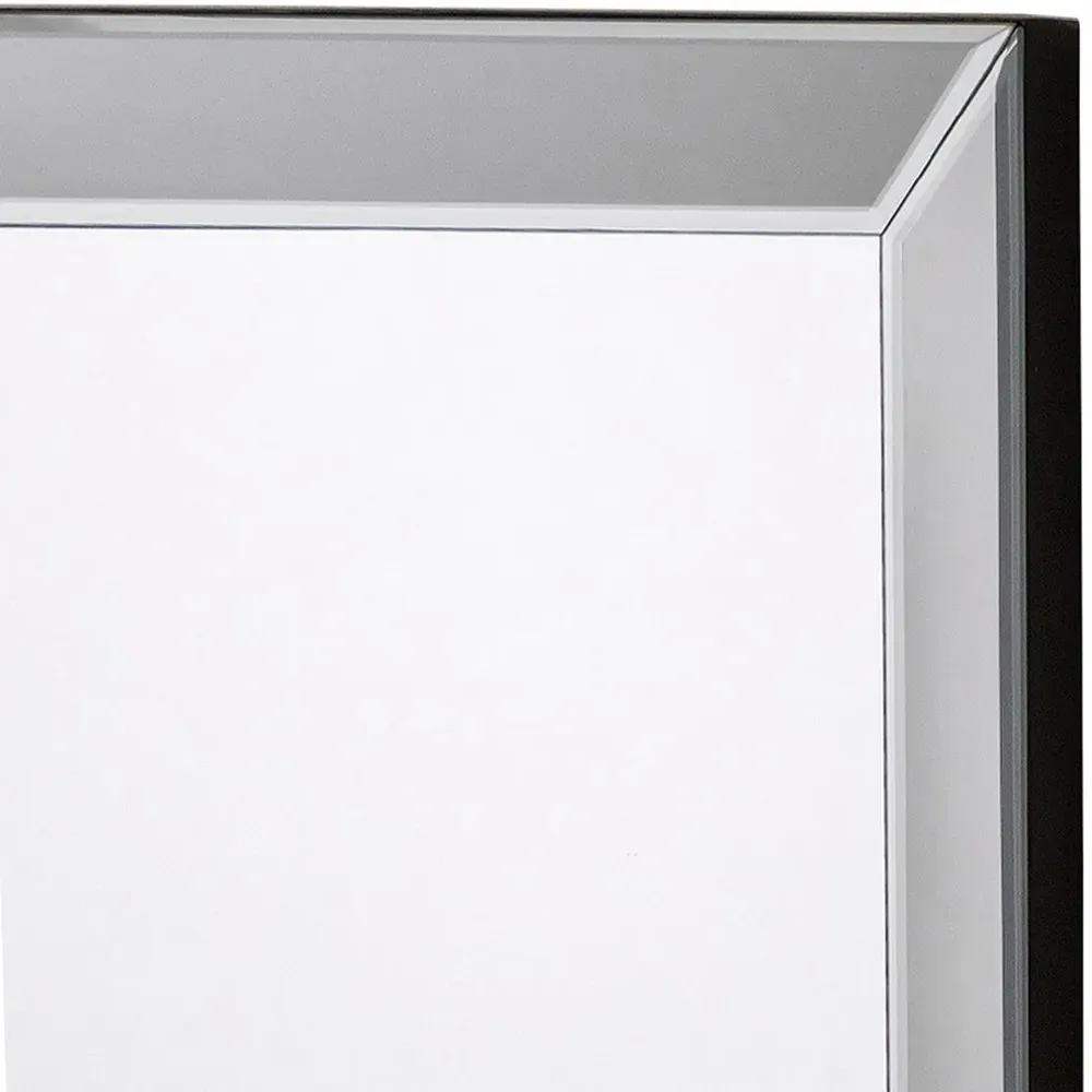 Soprano All Glass Wall Mirror - Clear