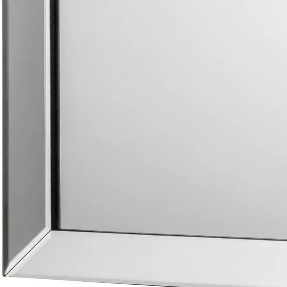 Soprano All Glass Wall Mirror - Clear
