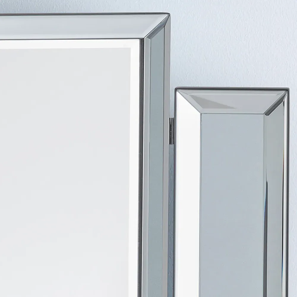 Soprano Folding Dressing Table Mirror - Clear