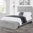 Sorrento Super King Size Bed Frame - Grey, Linen