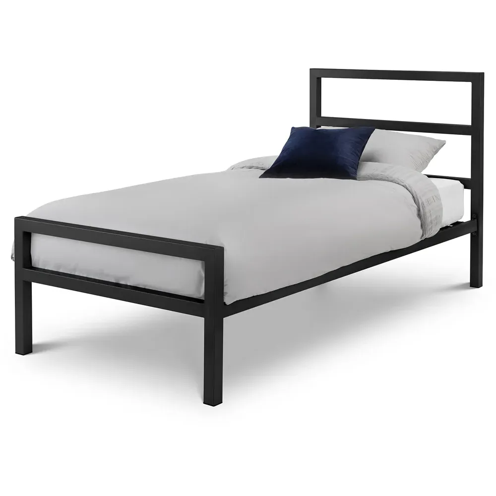 Soto Single Metal Bed Frame - Black