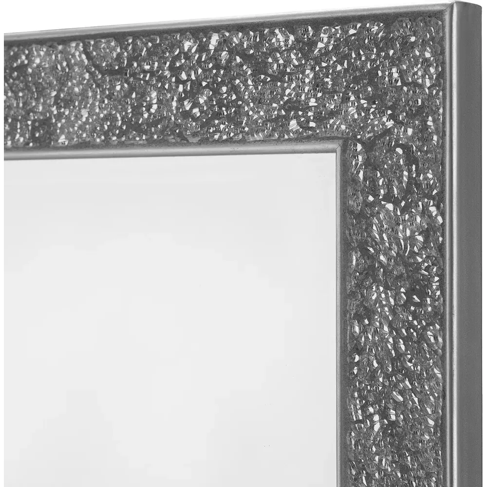 Staccato Fragment Wall Mirror - Silver