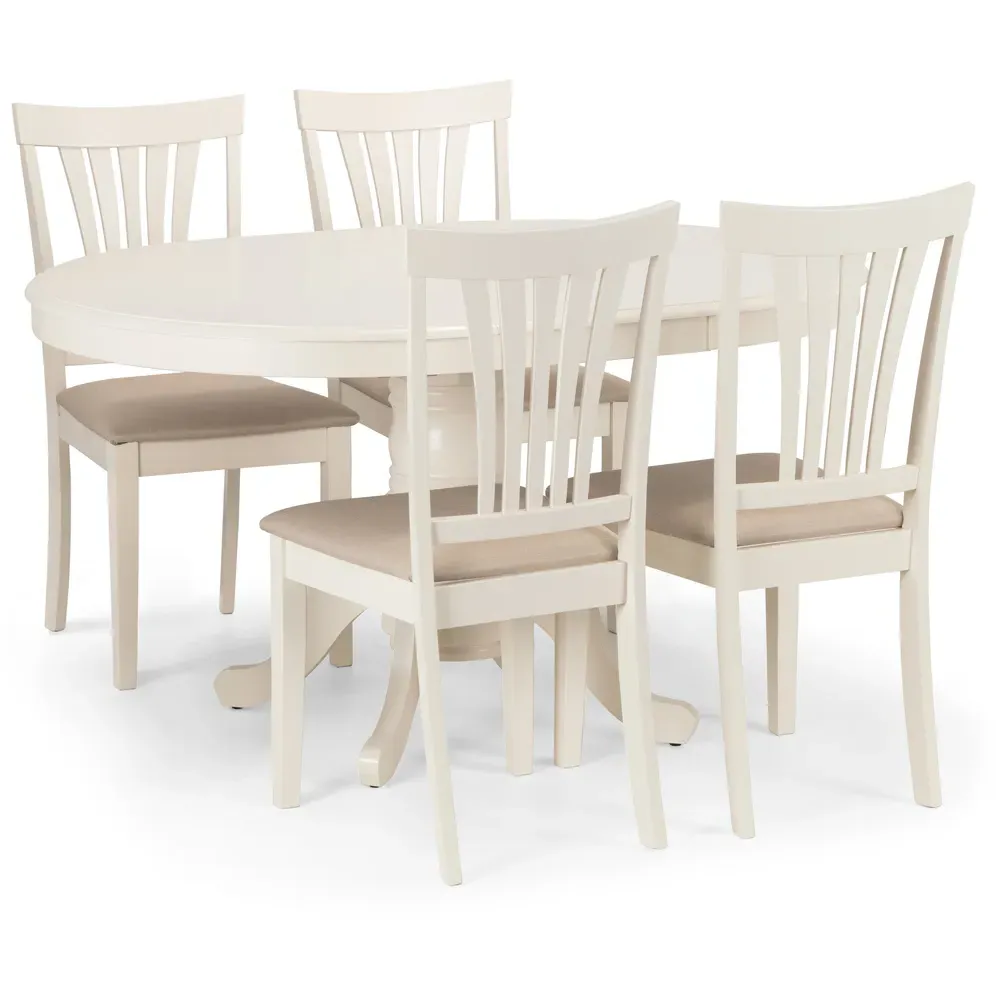 Stanmore Set of 2 Dining Chairs - Ivory