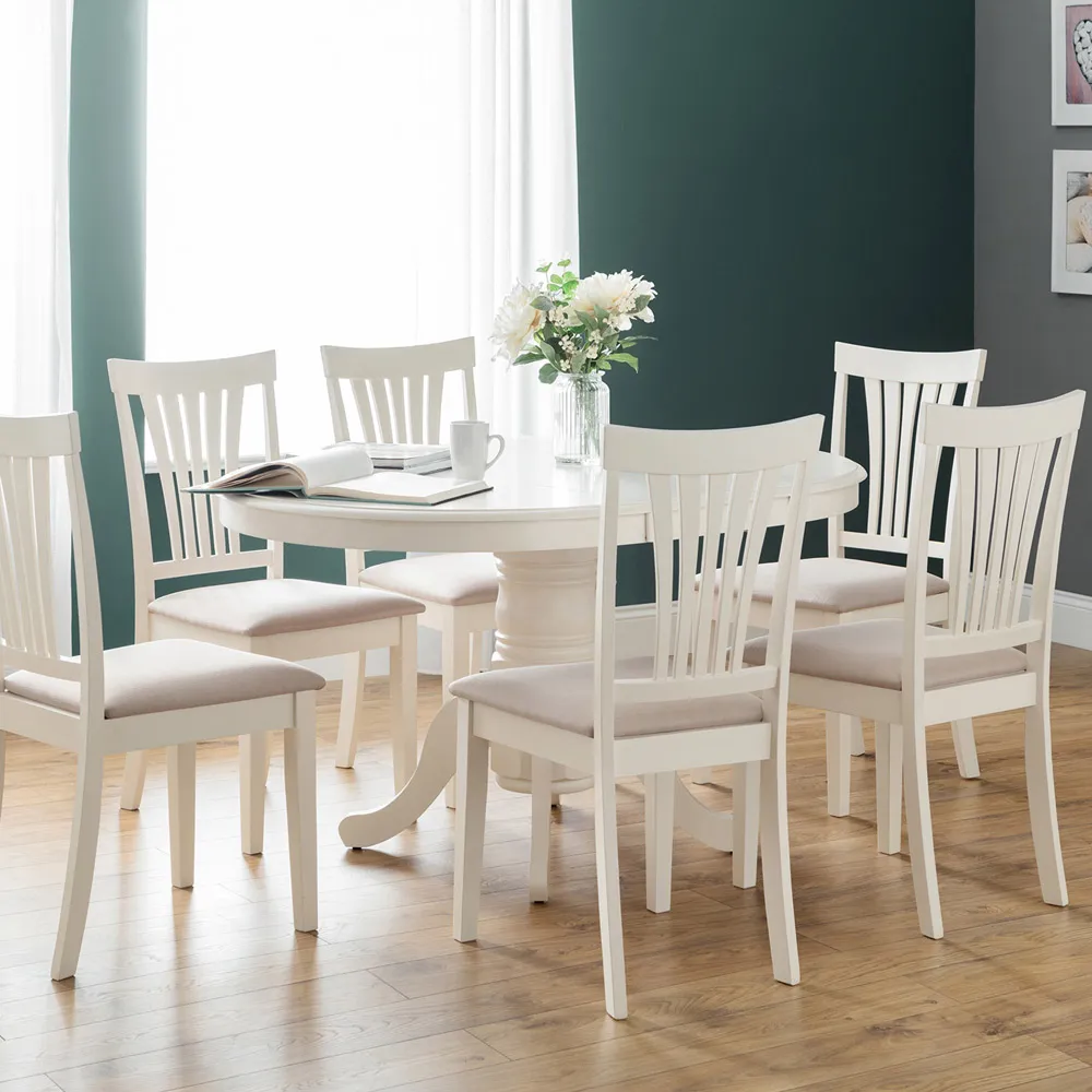 Stanmore Set of 2 Dining Chairs - Ivory
