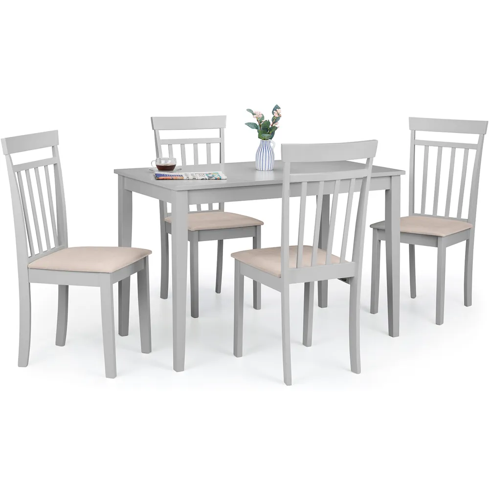 Taku 4 Seater Dining Table - Grey