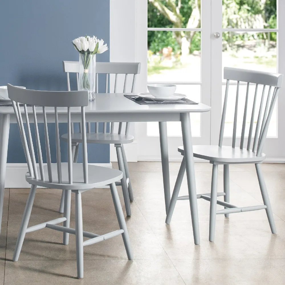 Torino 4 Seater Dining Table - Grey