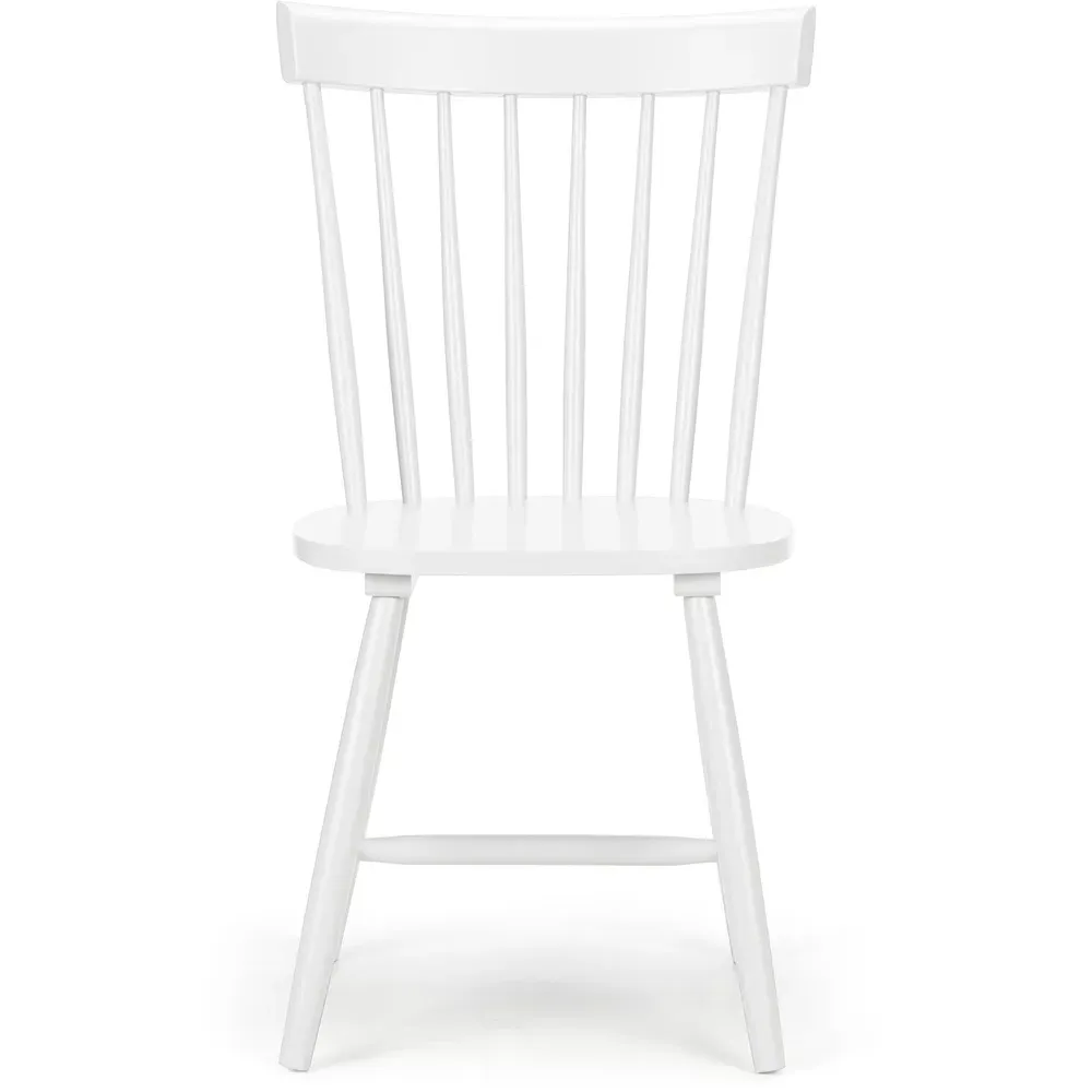 Torino Set of 4 Dining Chairs - White, Hardwood