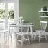 Torino Set of 4 Dining Chairs - White, Hardwood