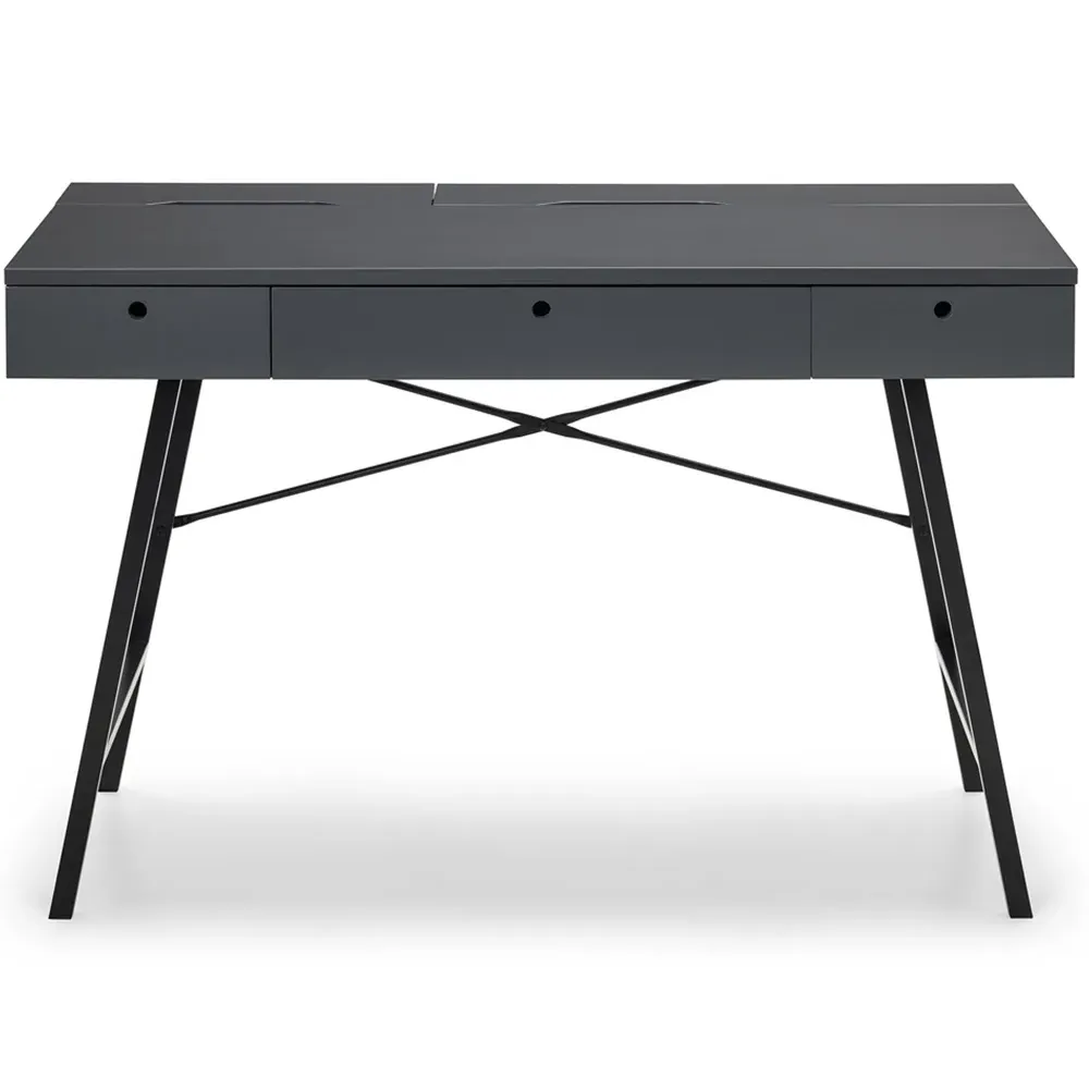 Trianon Desk with Storage - Grey
